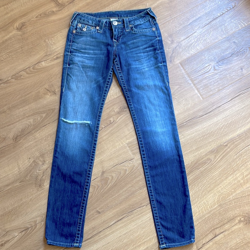 True Religion Sierra Skinny Jeans. Size 26.